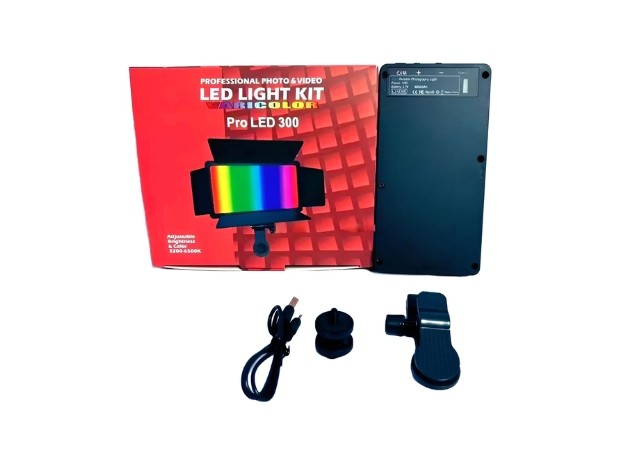 &uu PANEL LED FOTOGRAFIA PRO LED 300RGB